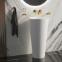 Умывальник Whitecross Air белый матовый Solid Surface